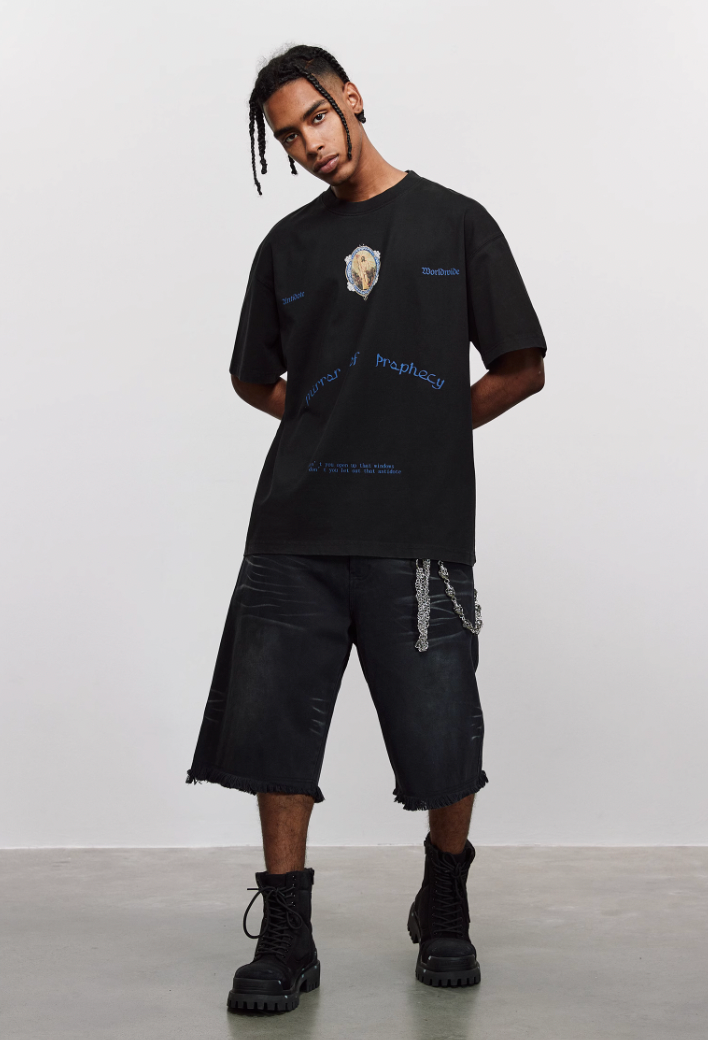 ANTIDOTE Truth Mirror Theme Printed Tee