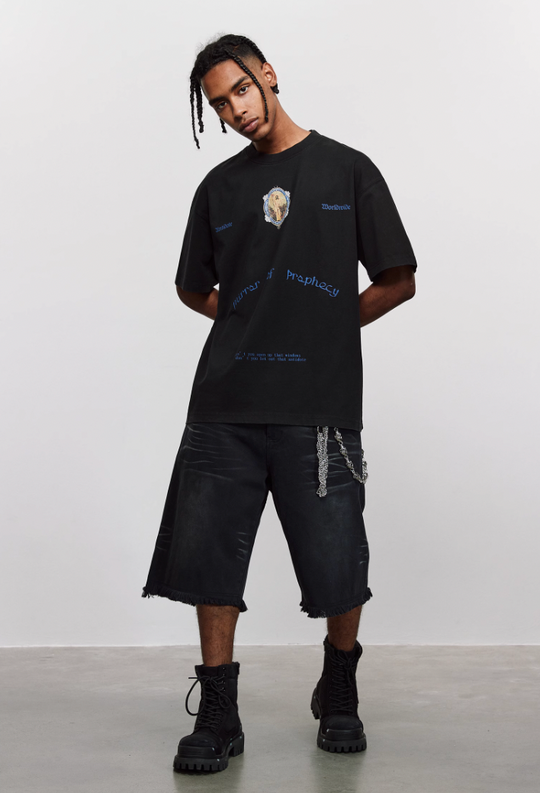 ANTIDOTE Truth Mirror Theme Printed Tee