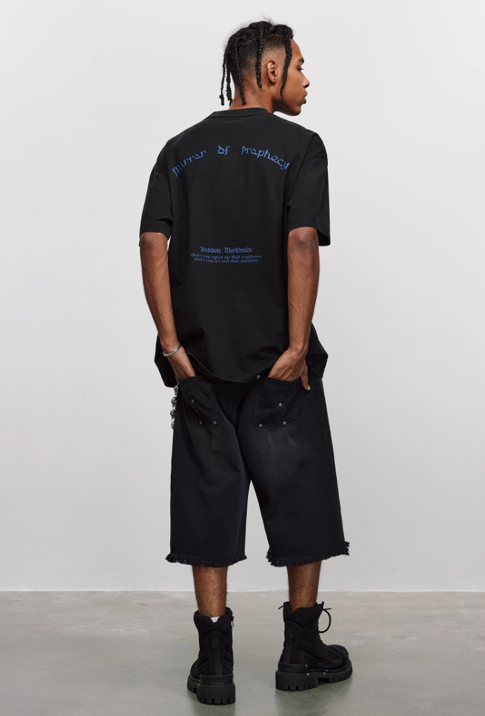 ANTIDOTE Truth Mirror Theme Printed Tee