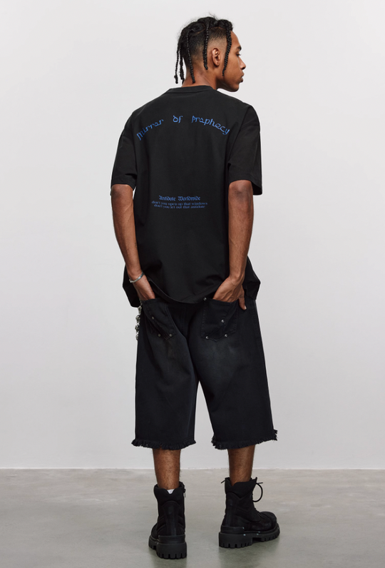 ANTIDOTE Truth Mirror Theme Printed Tee