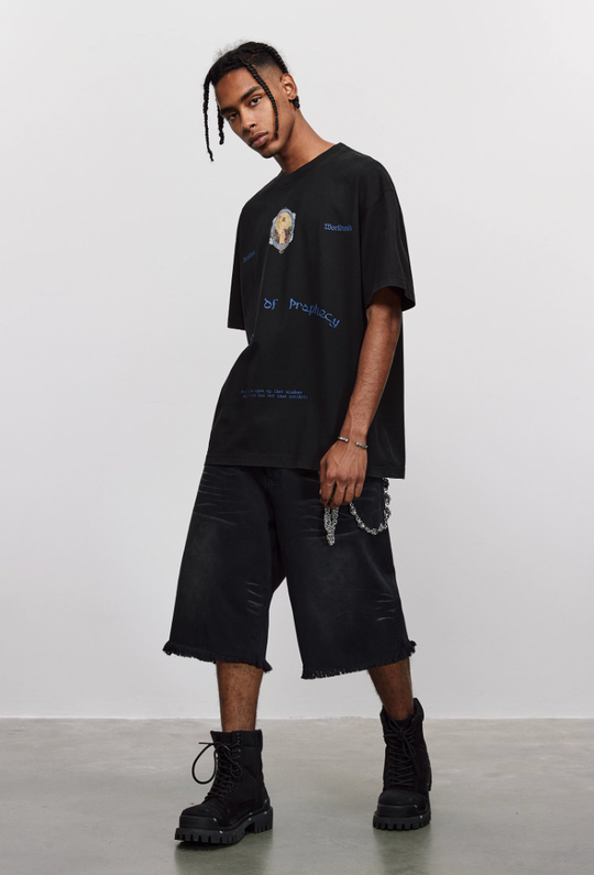 ANTIDOTE Truth Mirror Theme Printed Tee