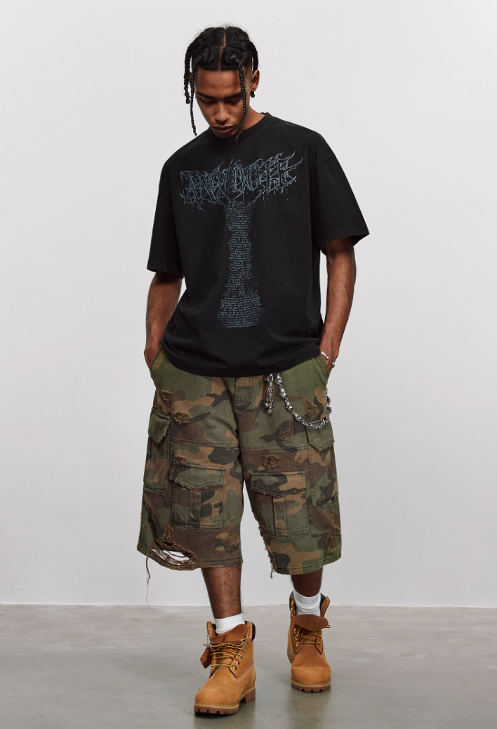 ANTIDOTE Venom Font Printed Tee