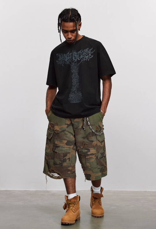 ANTIDOTE Venom Font Printed Tee