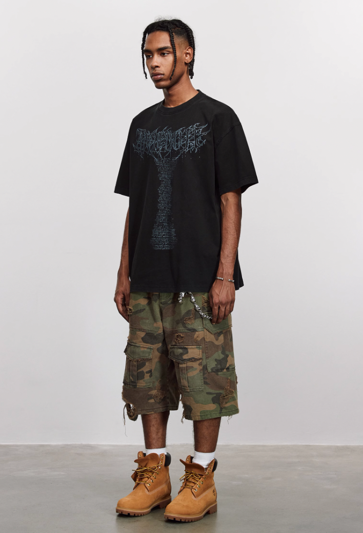 ANTIDOTE Venom Font Printed Tee