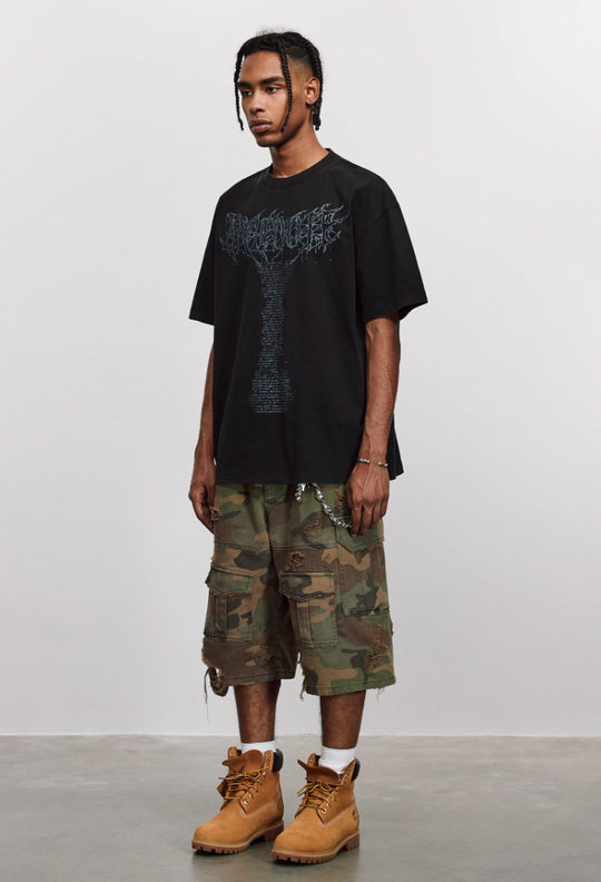 ANTIDOTE Venom Font Printed Tee