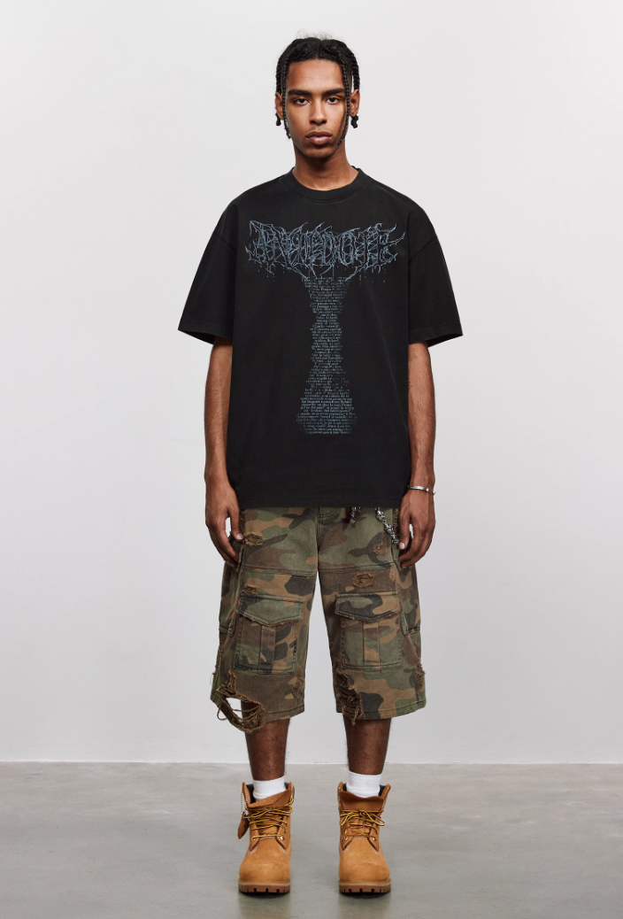 ANTIDOTE Venom Font Printed Tee