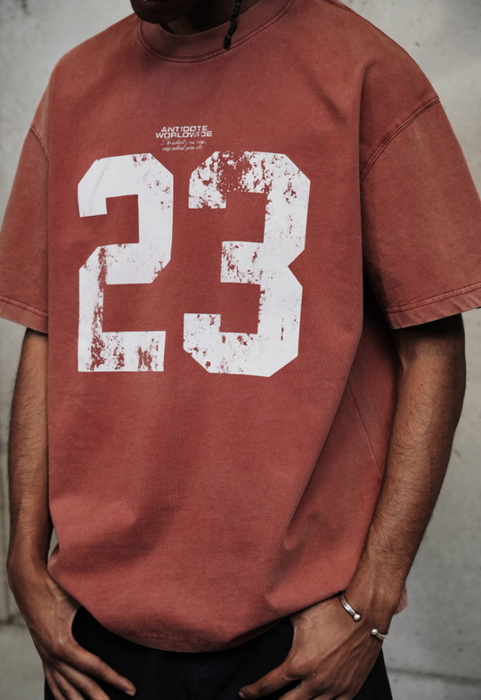 ANTIDOTE No. 23 Vintage Print Washed Tee