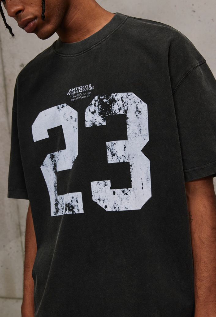 ANTIDOTE No. 23 Vintage Print Washed Tee