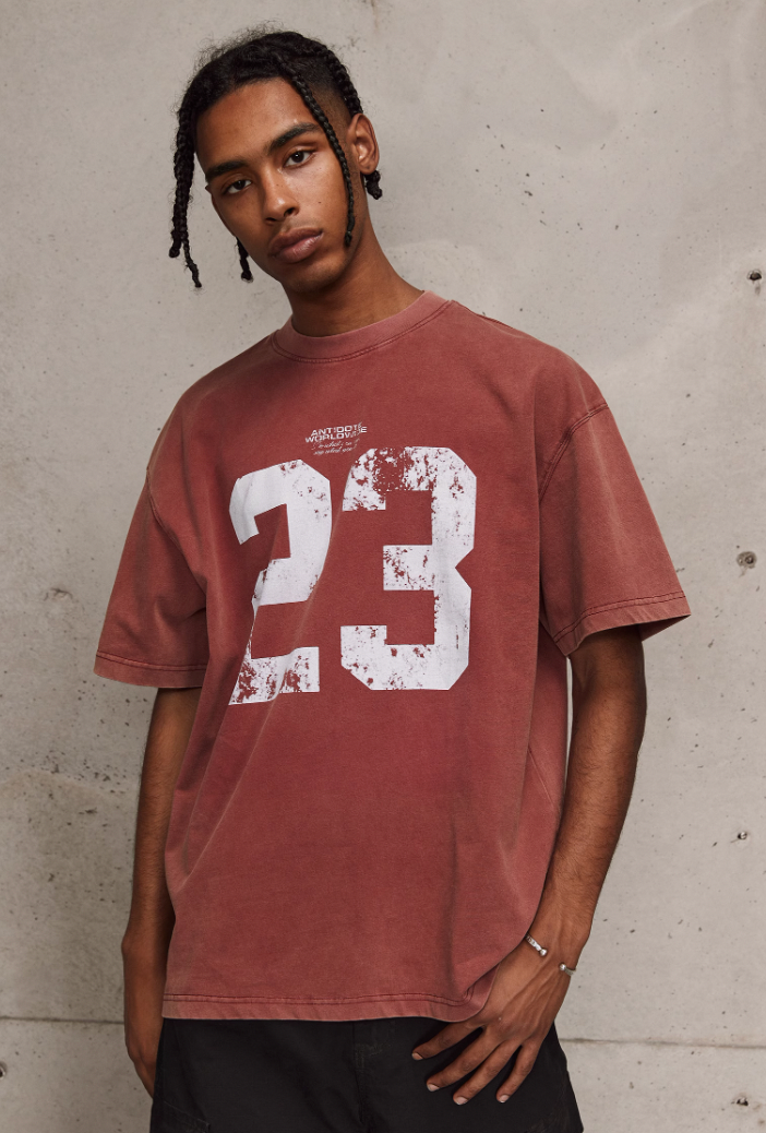 ANTIDOTE No. 23 Vintage Print Washed Tee
