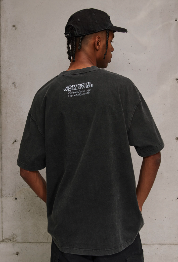 ANTIDOTE No. 23 Vintage Print Washed Tee