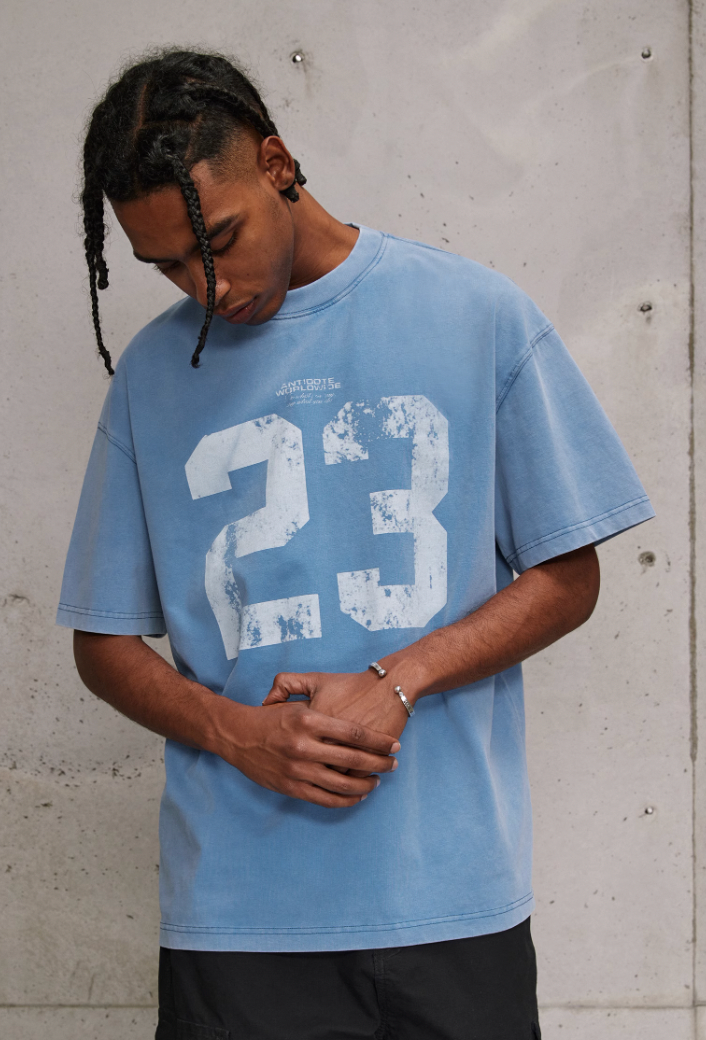 ANTIDOTE No. 23 Vintage Print Washed Tee