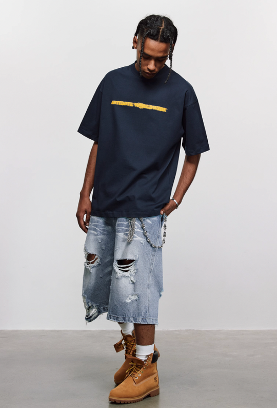 ANTIDOTE Phantom Logo Print Basic Tee