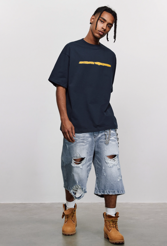 ANTIDOTE Phantom Logo Print Basic Tee