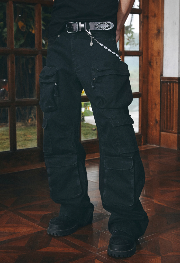 ANTIDOTE Multi Pocket Machete Work Cargo Jeans