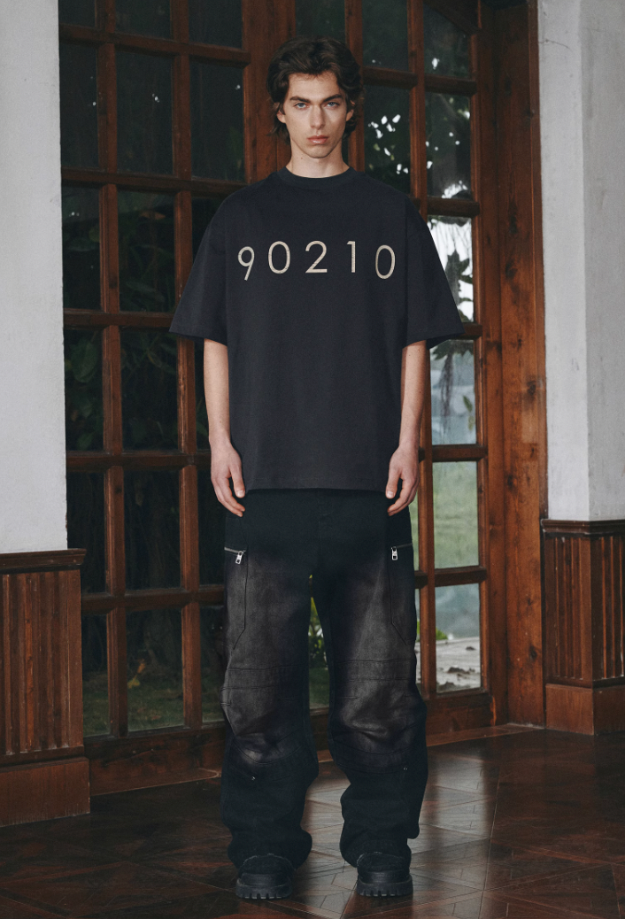 ANTIDOTE Hidden Pocket Structure Faded Work Cargo Jeans