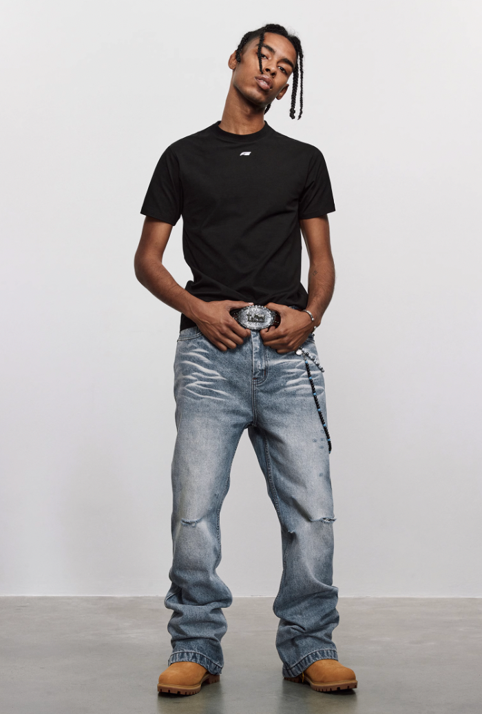 ANTIDOTE Nostalgic Horsebit Denim Jeans