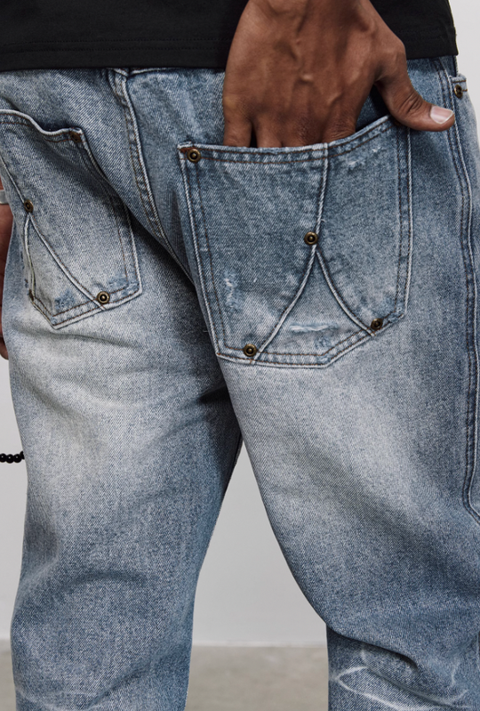 ANTIDOTE Nostalgic Horsebit Denim Jeans