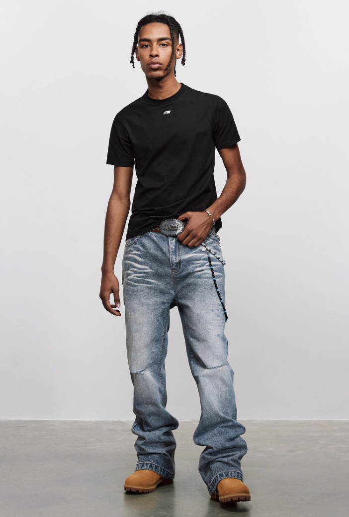 ANTIDOTE Nostalgic Horsebit Denim Jeans