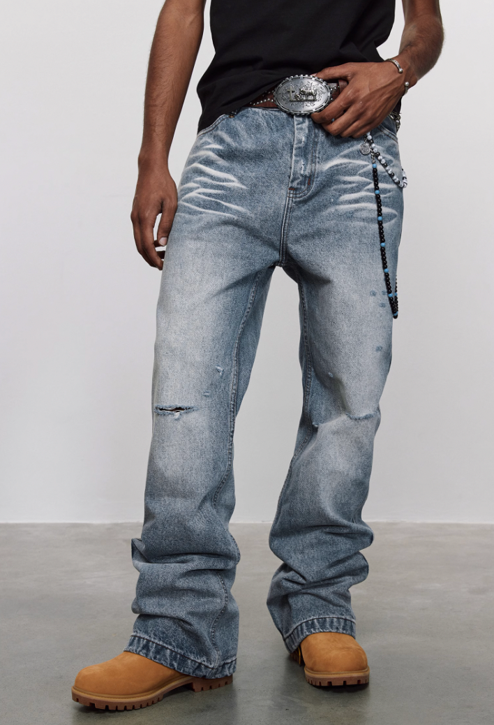 ANTIDOTE Nostalgic Horsebit Denim Jeans