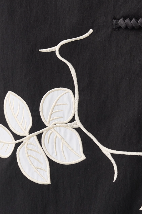 Harsh and Cruel Rose Patches Embroidered Cuban Shirt