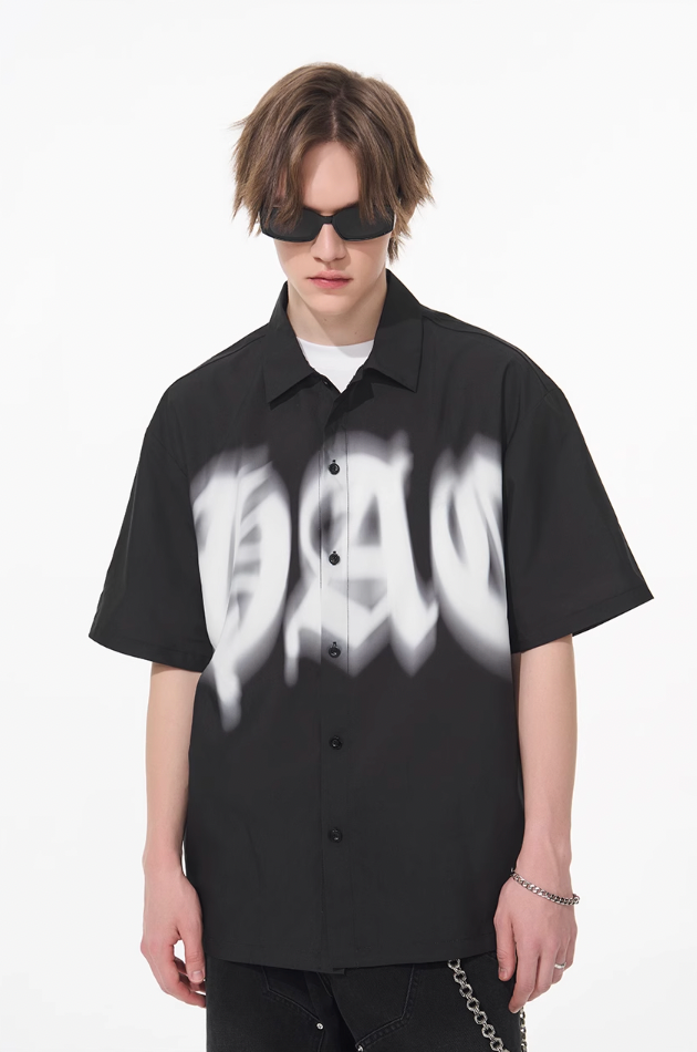 Harsh and Cruel Phantom Gothic Cuban Shirt