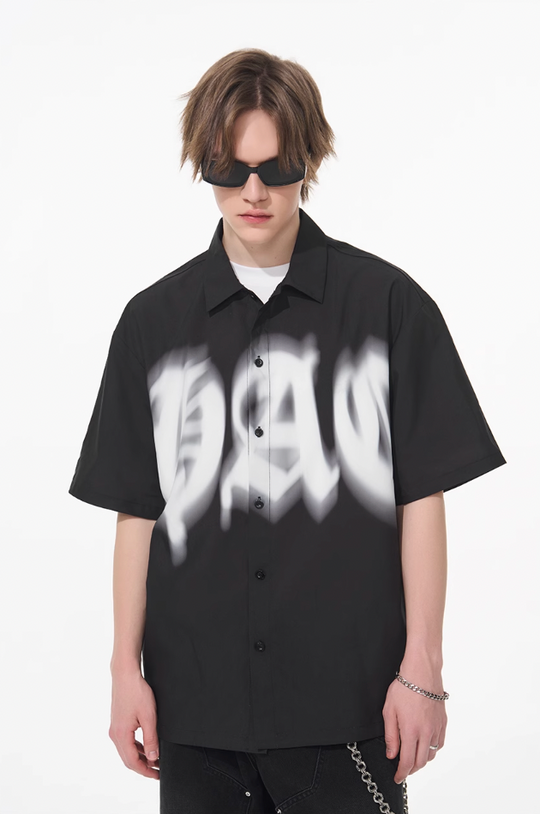 Harsh and Cruel Phantom Gothic Cuban Shirt