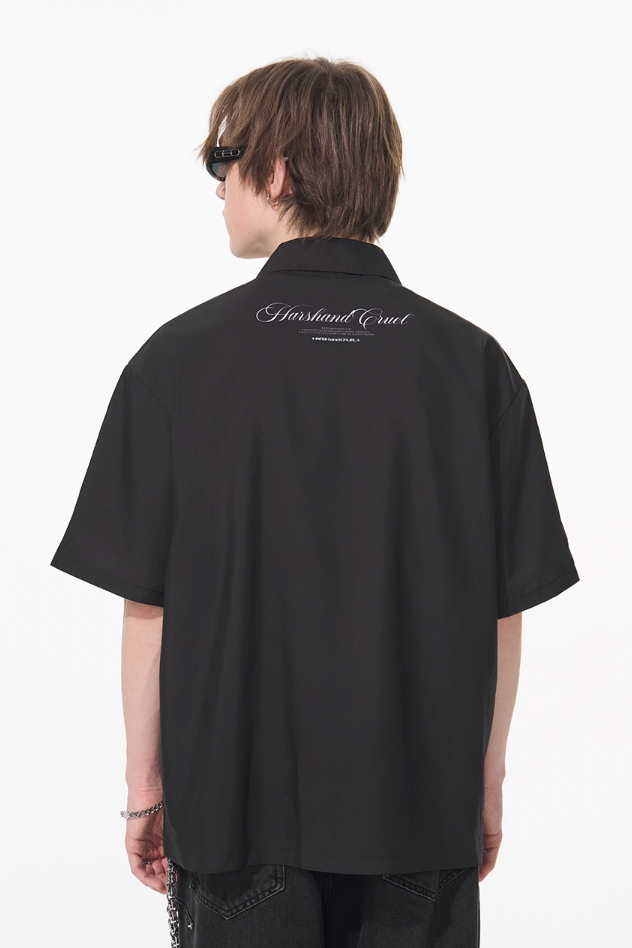 Harsh and Cruel Phantom Gothic Cuban Shirt