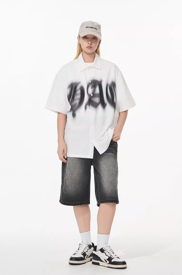 Harsh and Cruel Phantom Gothic Cuban Shirt