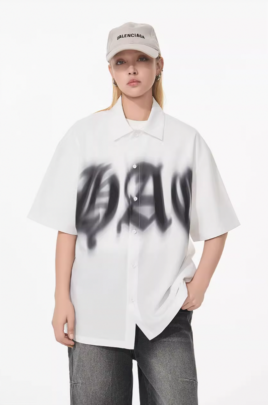 Harsh and Cruel Phantom Gothic Cuban Shirt