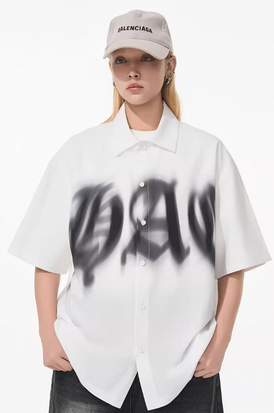 Harsh and Cruel Phantom Gothic Cuban Shirt