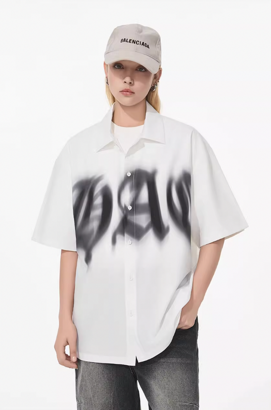 Harsh and Cruel Phantom Gothic Cuban Shirt