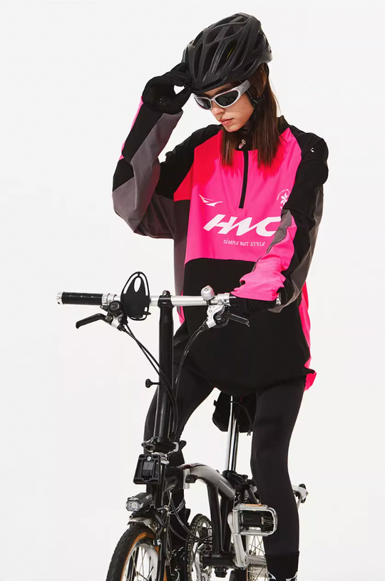 Harsh and Cruel Cycling Colorblock Zipper Tee