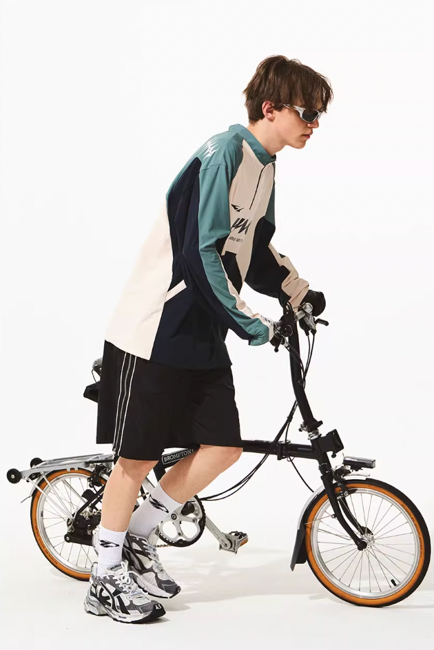 Harsh and Cruel Cycling Colorblock Zipper Tee