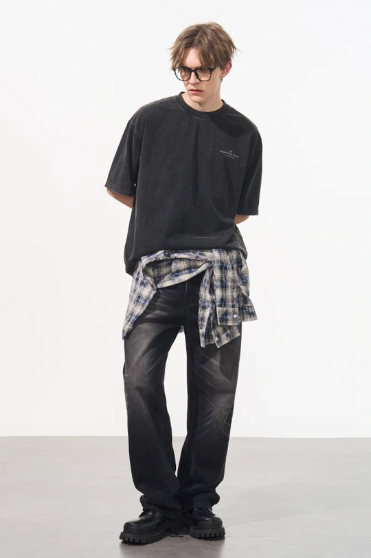 Harsh and Cruel Washed Heavy Logo Tee