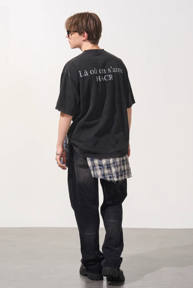 Harsh and Cruel Washed Heavy Logo Tee