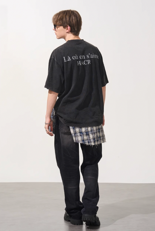 Harsh and Cruel Washed Heavy Logo Tee