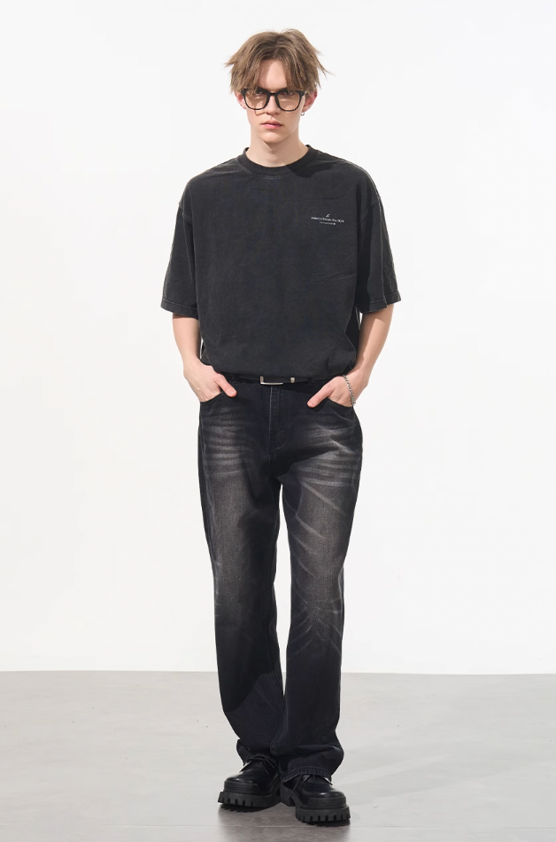 Harsh and Cruel Washed Heavy Logo Tee