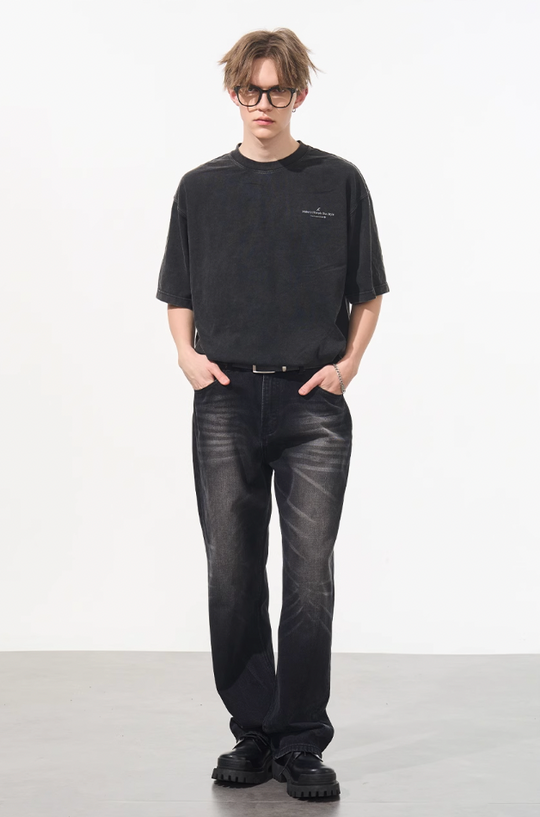 Harsh and Cruel Washed Heavy Logo Tee