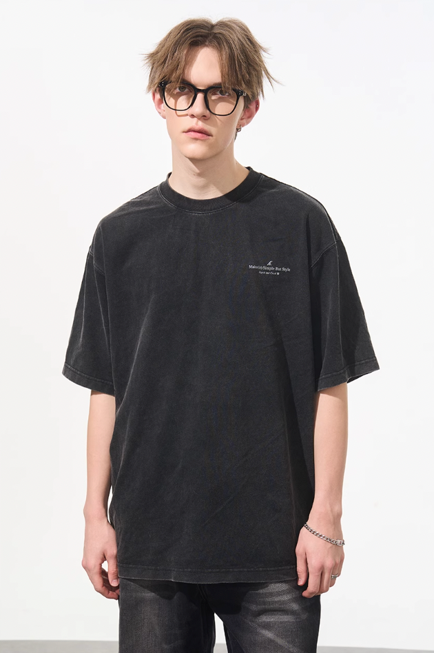 Harsh and Cruel Washed Heavy Logo Tee