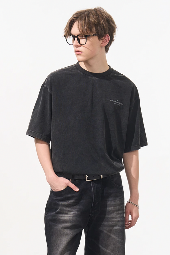 Harsh and Cruel Washed Heavy Logo Tee