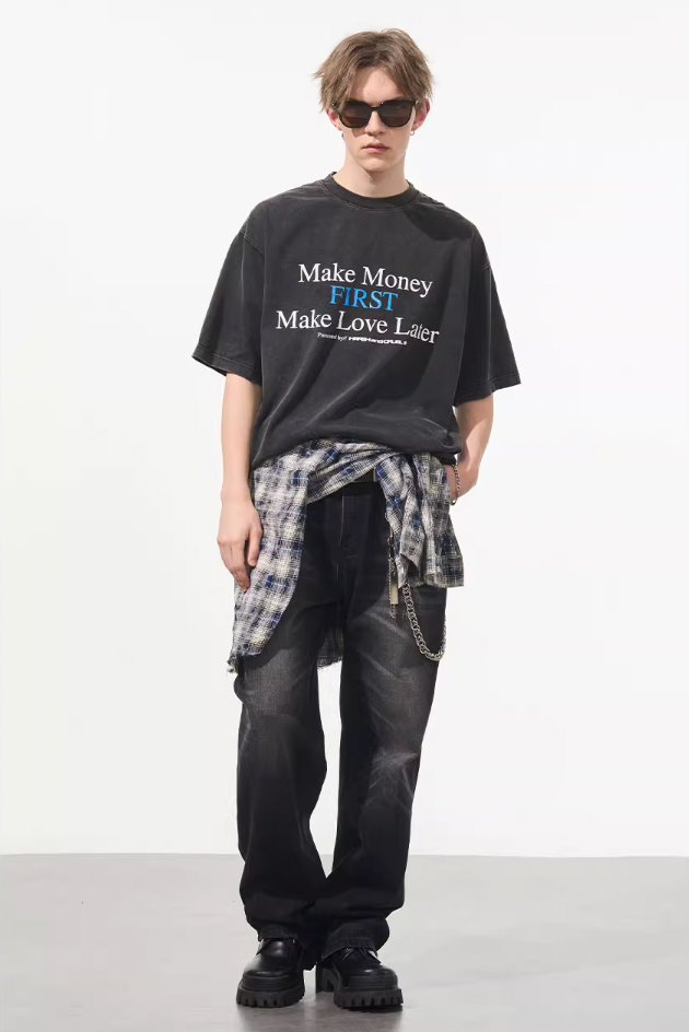 Harsh and Cruel Make Money Printed Tee