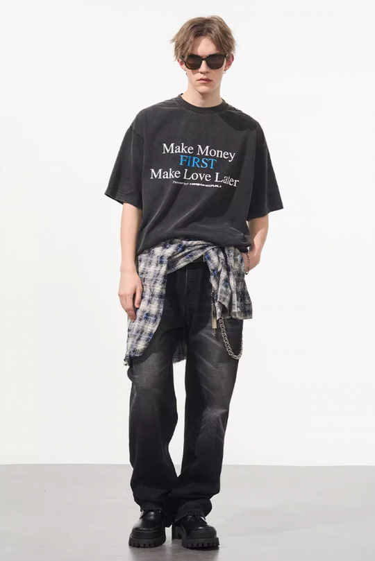 Harsh and Cruel Make Money Printed Tee