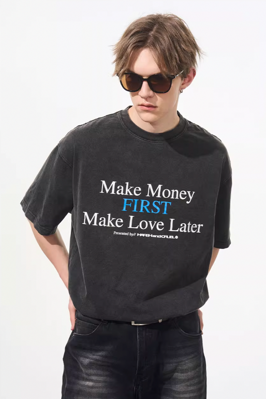 Harsh and Cruel Make Money Printed Tee