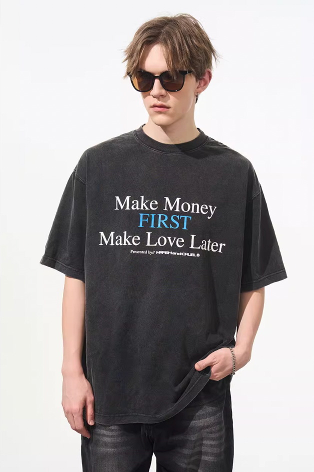 Harsh and Cruel Make Money Printed Tee