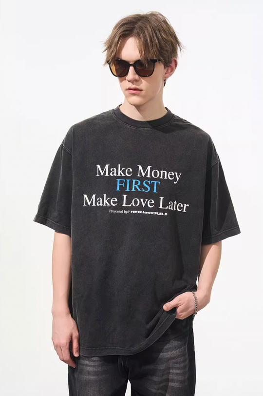 Harsh and Cruel Make Money Printed Tee