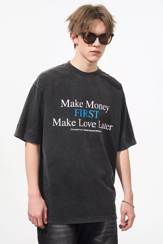 Harsh and Cruel Make Money Printed Tee