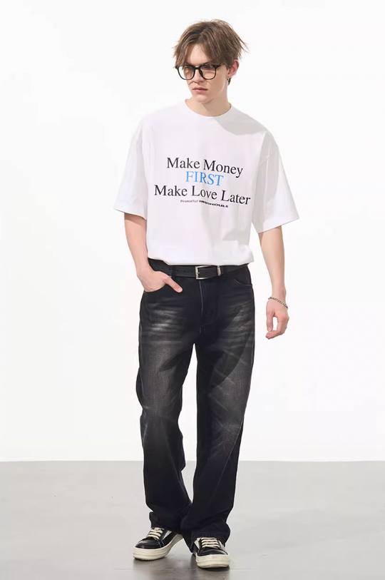 Harsh and Cruel Make Money Printed Tee