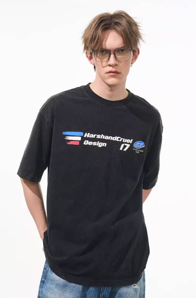 Harsh and Cruel Washed Logo Tee
