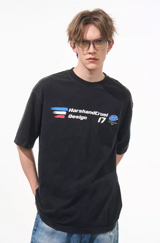Harsh and Cruel Washed Logo Tee
