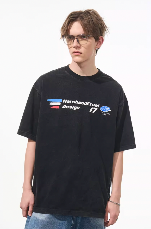 Harsh and Cruel Washed Logo Tee